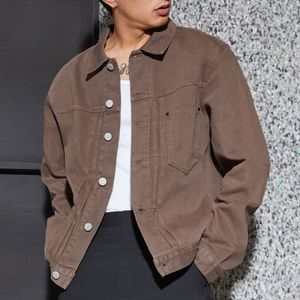 PacSun Brown Vintage Fit Denim Jacket